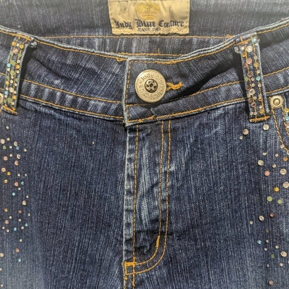 JUDY Blue | Bejeweled Bootcut Jeans - Picture 3 of 10